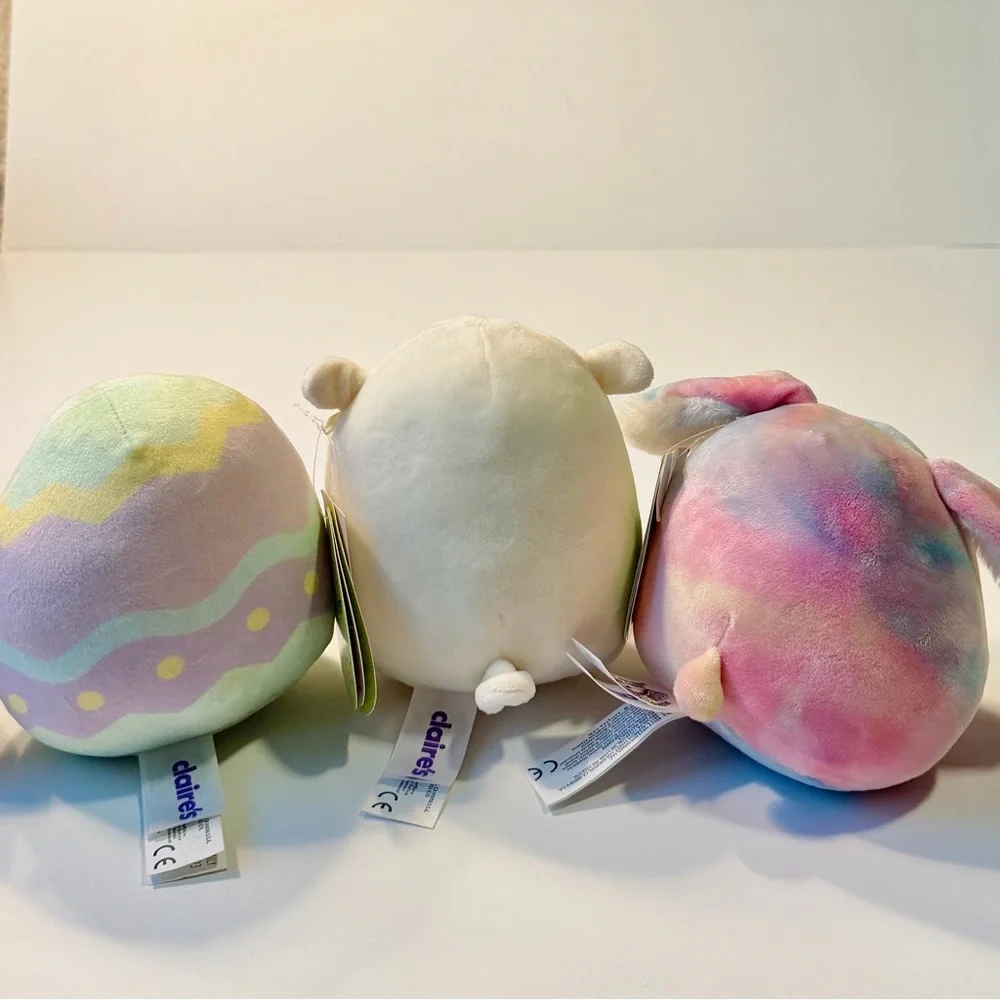 Squishmallows™ Claire's Exclusive 8' Pastel Pals Plush Trio - GET ONE FREE!!!